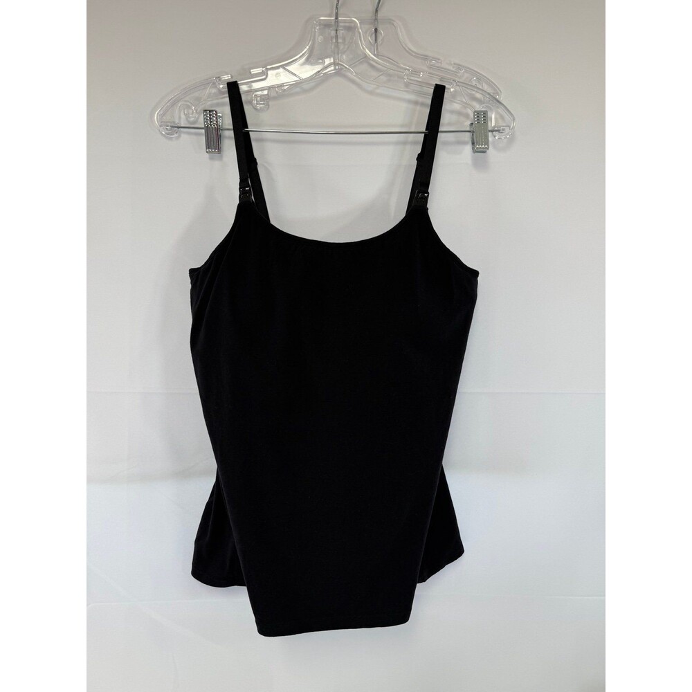 Belly Bandit Nursing Tank W/ Built In Bra Size Medium NWOT Black
